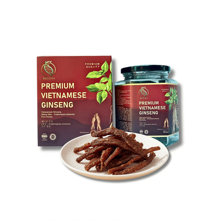 Premium Vietnamese Ginseng Slices with Honey 180 g