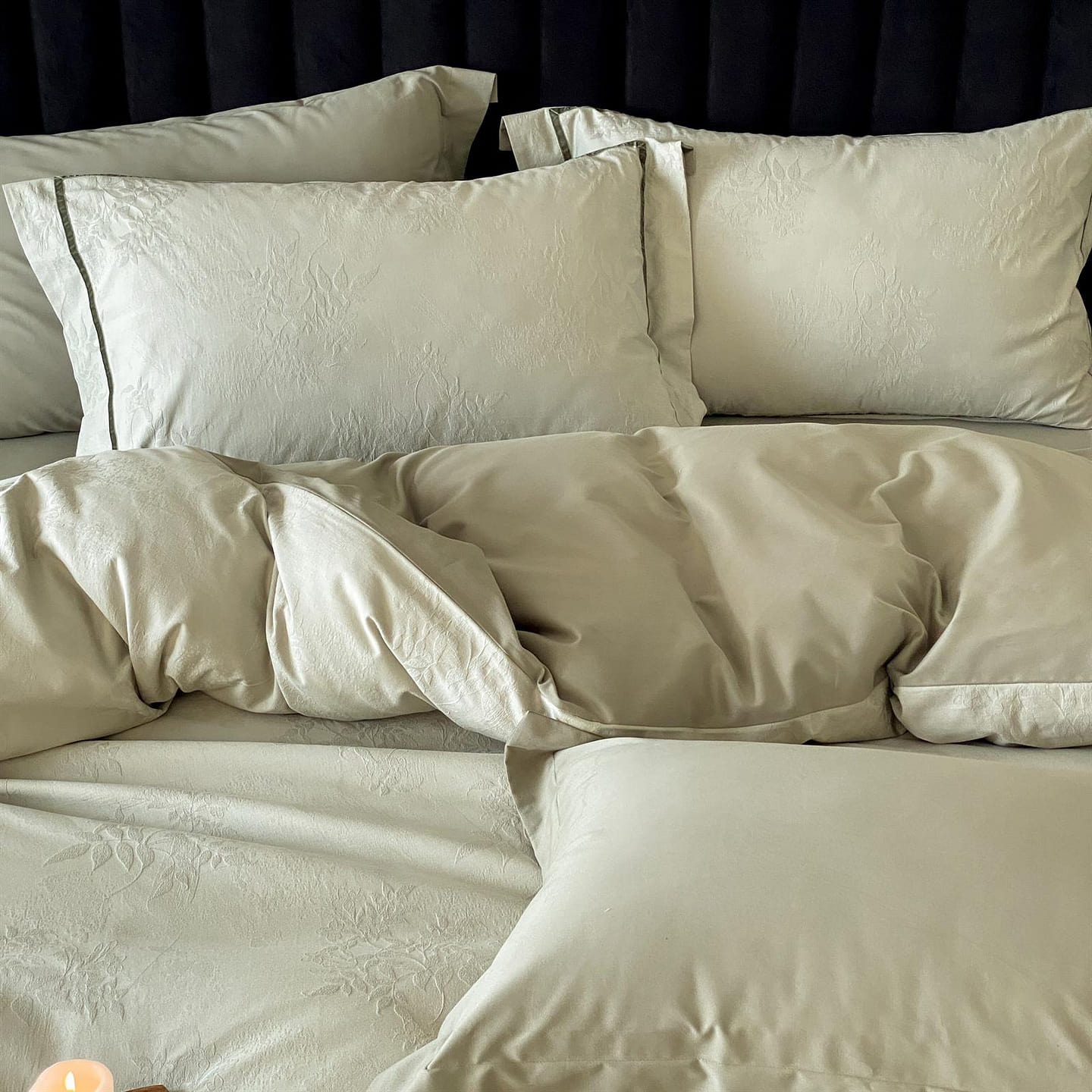 Willow Veil Bedding Set Sage Haze-Double 2000 g