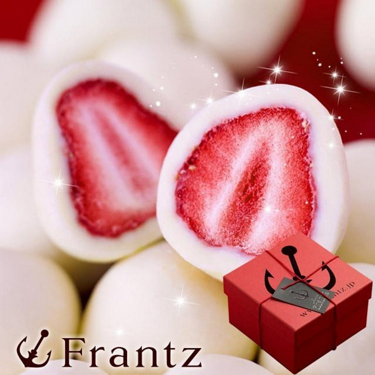 frantz 神户草莓松露白巧克力 90g