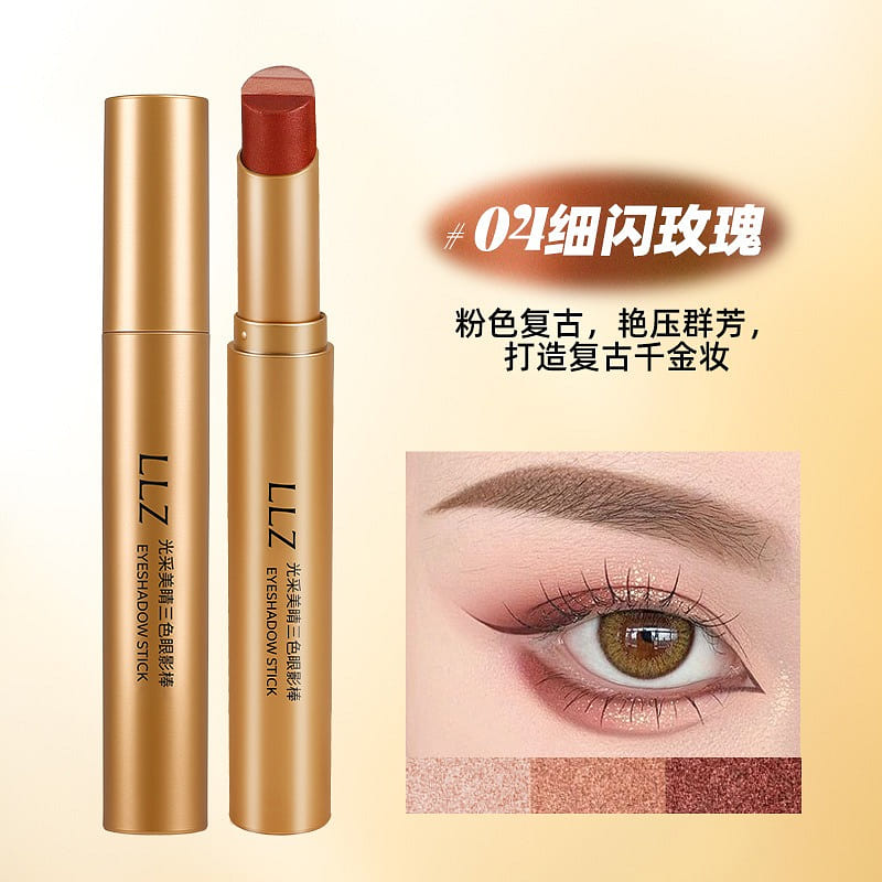 Radiant Eyes Three-Colour Eyeshadow Stick 04 1 count