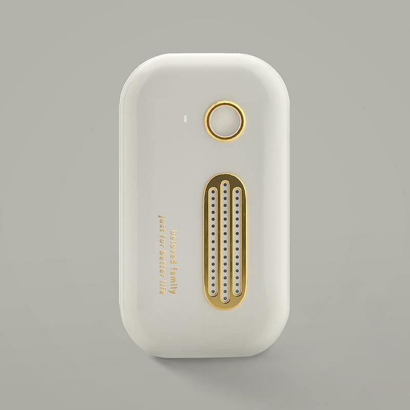 Ozone Ionic odor purifier,Portable Rechargeable Air Purifier ｜White｜ 1 count