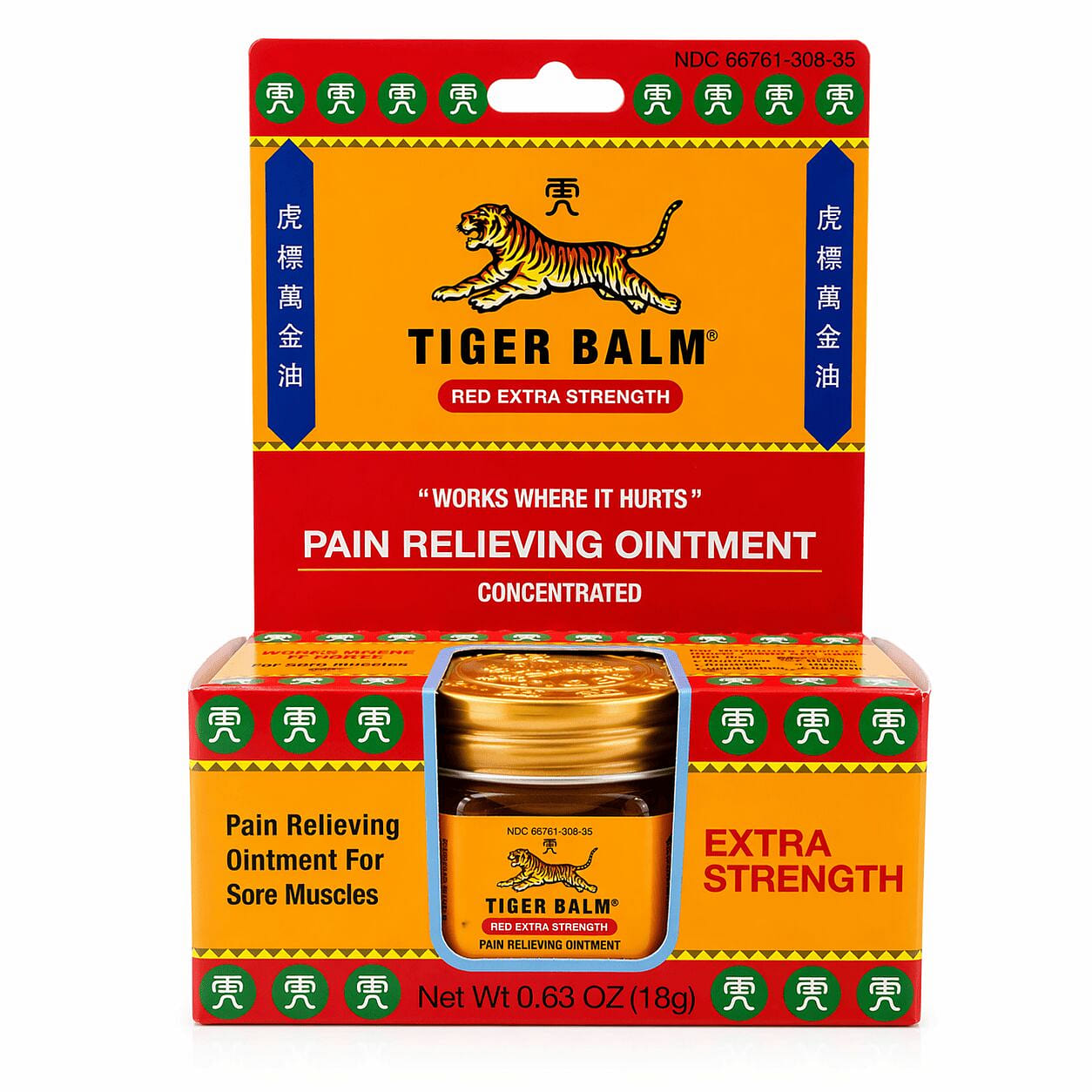 Tiger Balm Pain Relieving Ointment 18 g