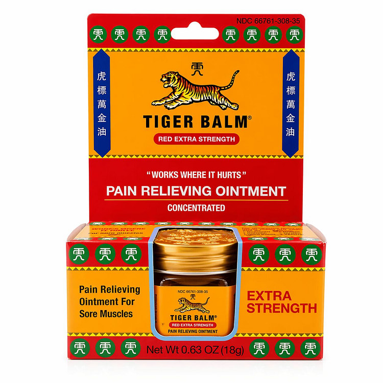 Tiger Balm Pain Relieving Ointment 18 g