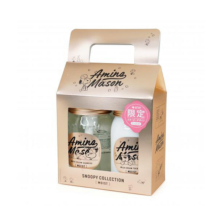 Amino Mason Snoopy Hair Shampoo and  Conditioner Smooth Set  450ML+450ML