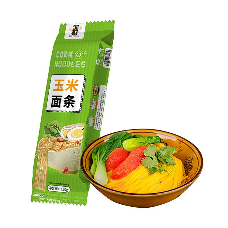 【邹有才】纯玉米面面条 粗粮挂面 东北黄面条无添加