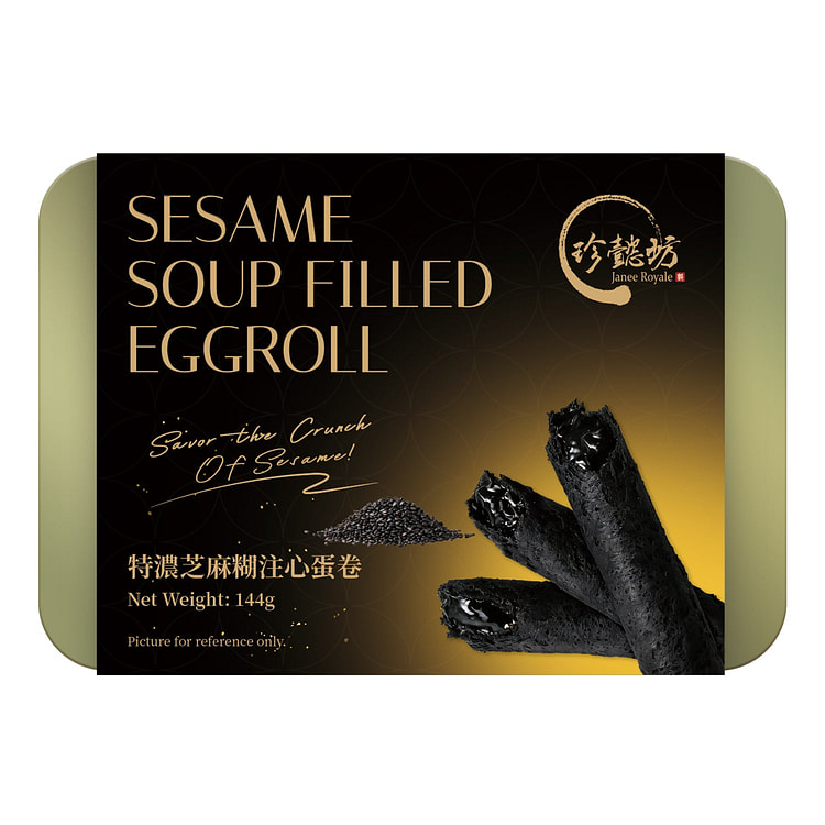 JANEE ROYALE Filled Eggroll Sesame 144g 1 each