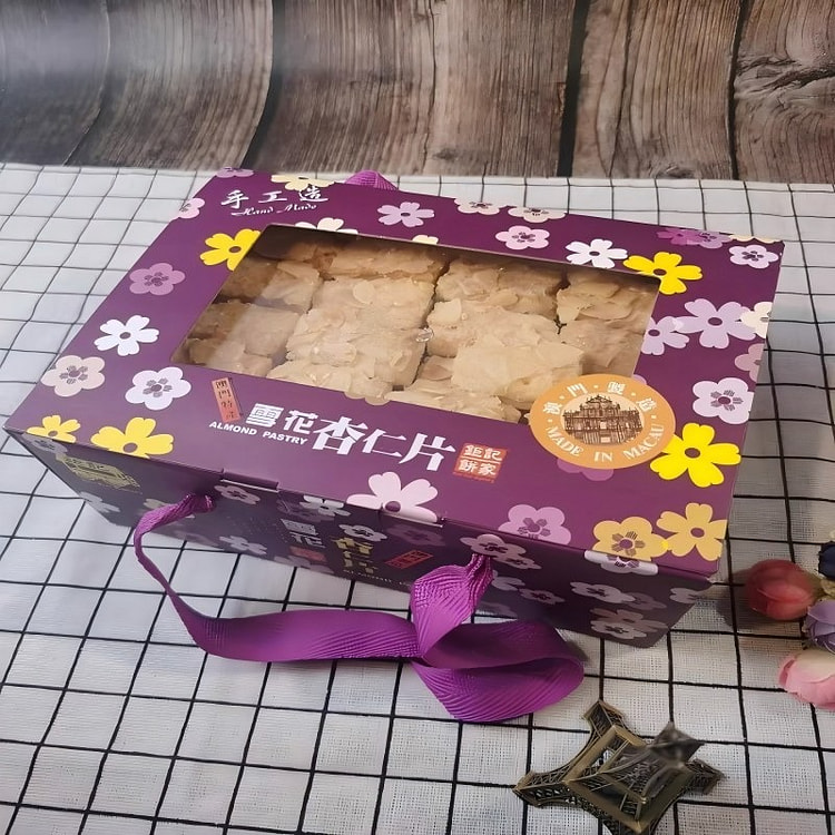 澳门钜记饼家雪花杏仁片320g零食千层酥送礼正品 320 克