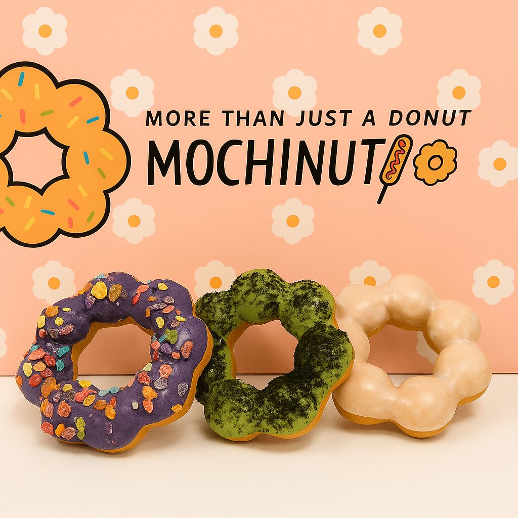 Mochi Donut Combo (UBE, Greentea, Original) 1 each