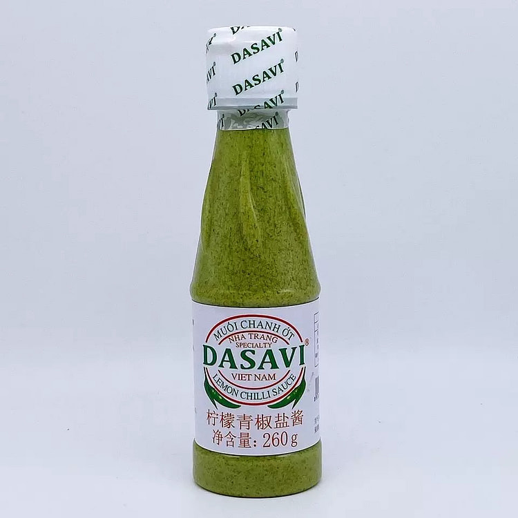 越南DASAVI柠檬青椒盐酱绿色泰式辣椒调料酱