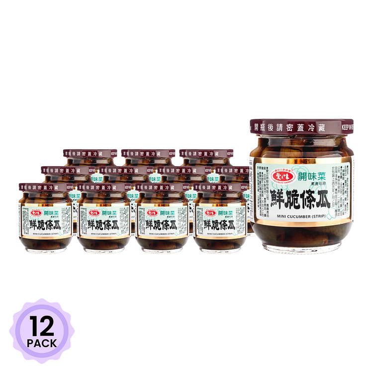 爱之味 鲜脆条瓜 180 克*12 包