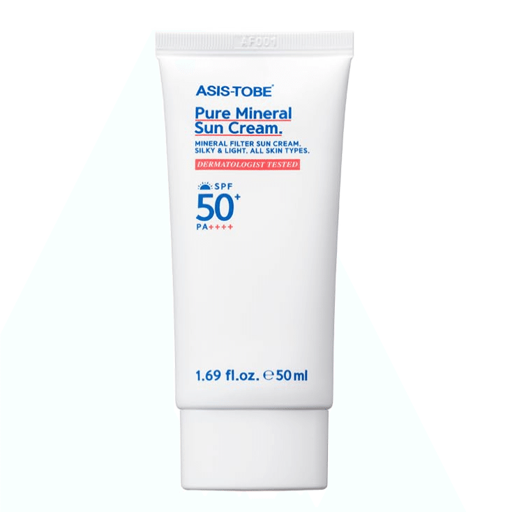 ASIS-TOBE Pure Mineral Suncream SPF 50+ PA++++ 50 ml