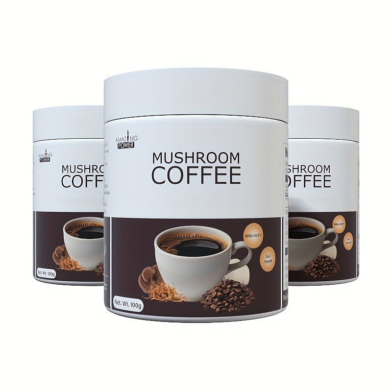 Mushroom coffee-a variety of mushroom extract powder, used for energy, clear min 100 g