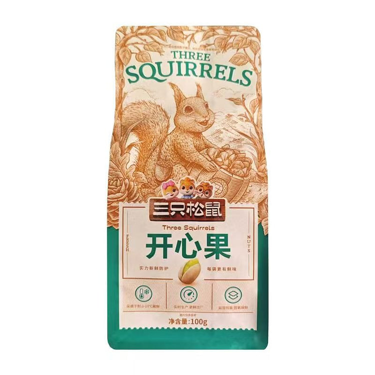 三只松鼠`开心果100g(共300g) 3 包