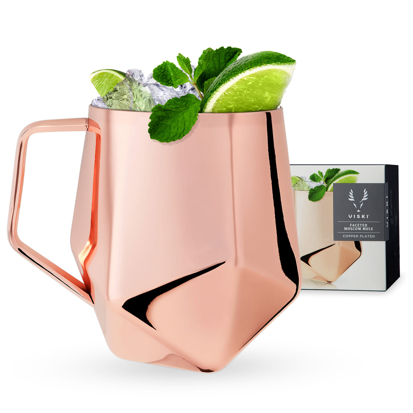 Faceted Moscow Mule Mug by Viski® 1 each