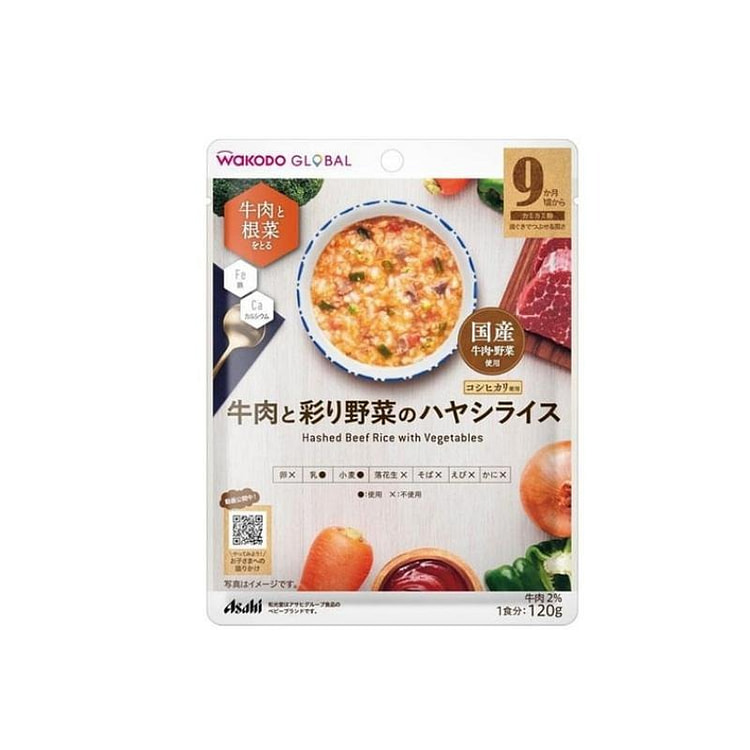 Japan Direct Mail WAKODO Wakodo Baby Food Beef & Vegetable Risotto 120g