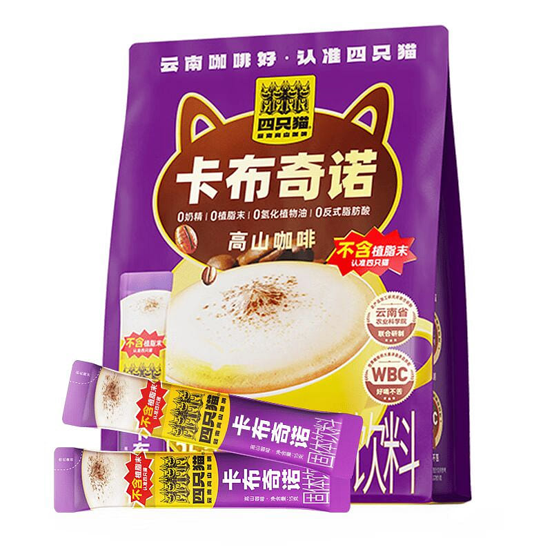 4 Cats Cappuccino 0 Creamer 25 Sticks 375g 375 g