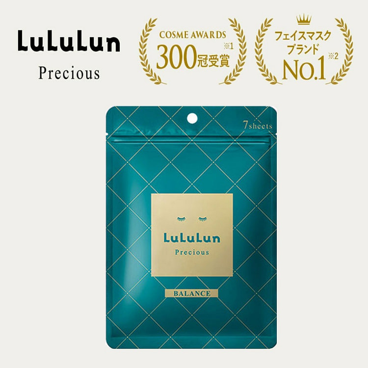 LuLuLun 水油平衡面膜 光泽透亮肌肤 7枚/