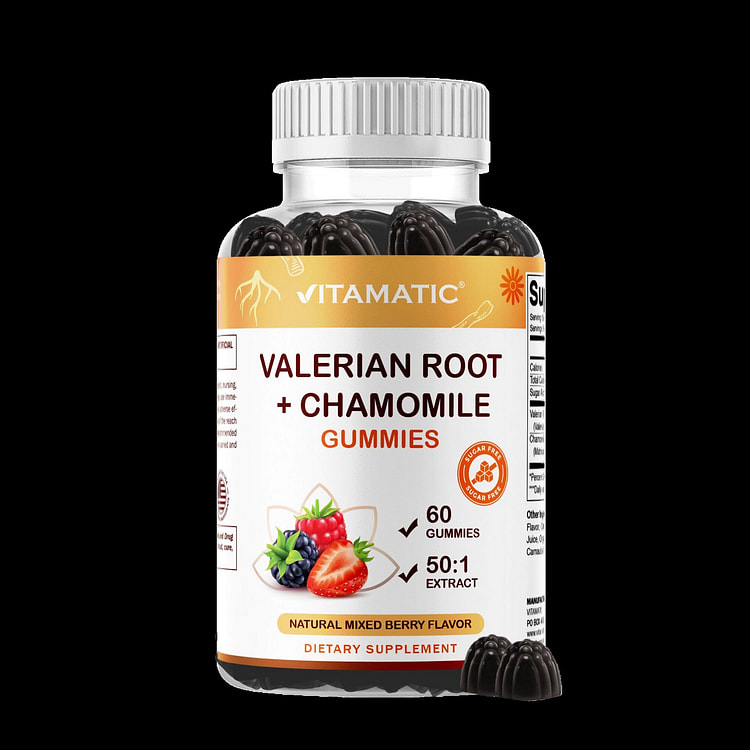 Vitamatic Valerian Root Chamomile Gummies 1 each