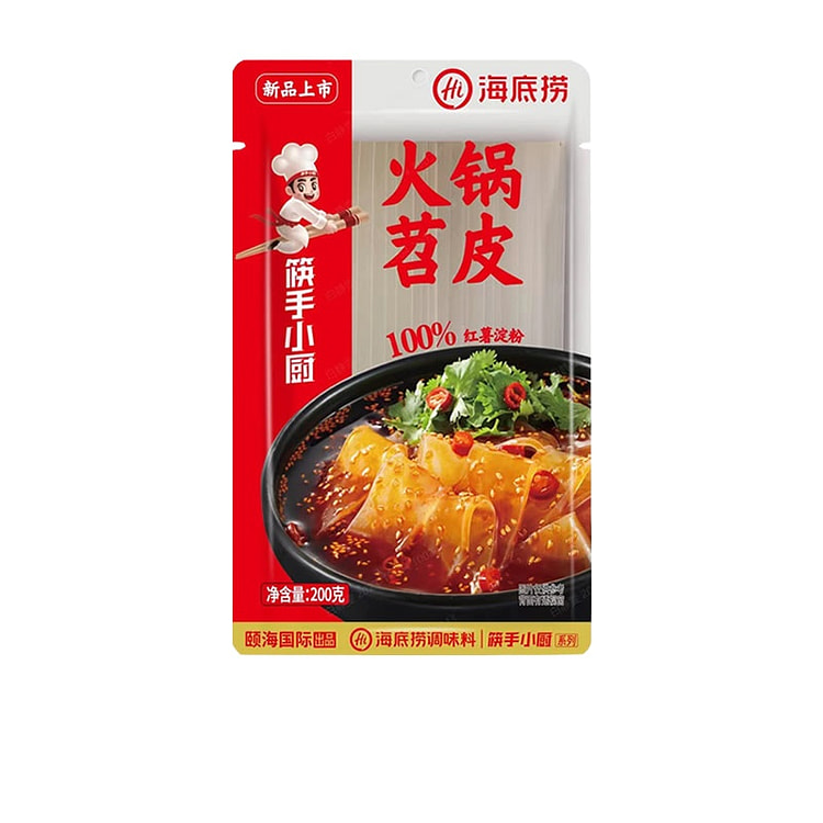 海底捞火锅苕皮免泡红薯苕皮湿粉条 200g*1袋装