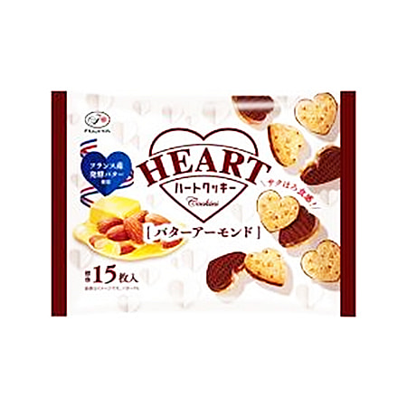 不二家 心形夹心饼干 黄油杏仁味 108g 1 份