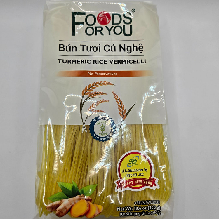Bún Tươi Nghệ (300g) (min 2)