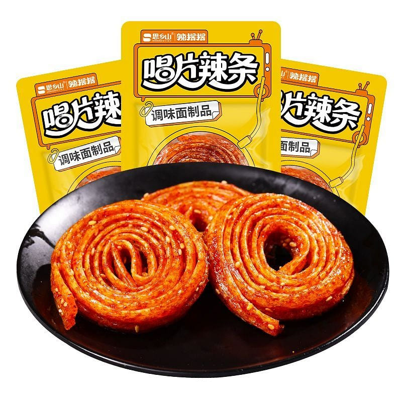 Spicy Snack Strips, Nostalgic Childhood Treat 100 g