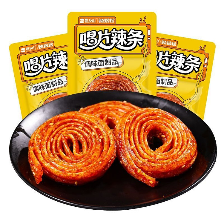 思乡山唱片辣条香辣儿时怀旧童年经典零食100g 100 克