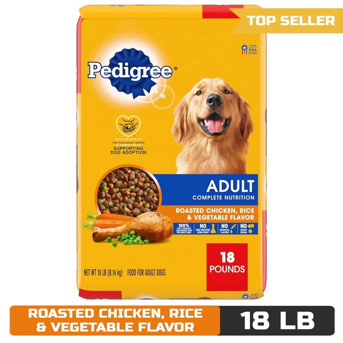 Pedigree Complete Nutrition Roasted Chicken 18lb 1 pack