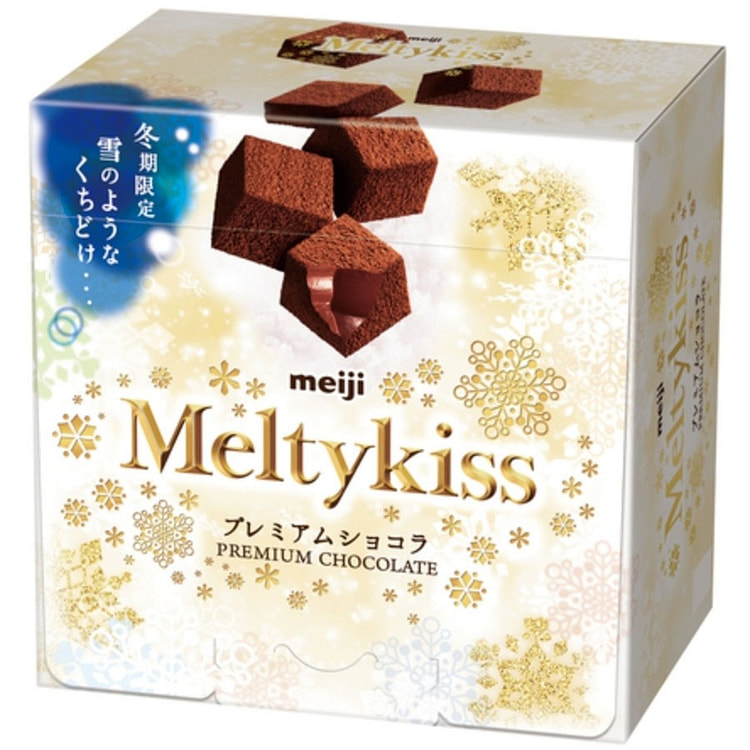 日本直邮 Meiji 冬季限定 雪之吻牛奶浓郁巧克力 小红书人气款