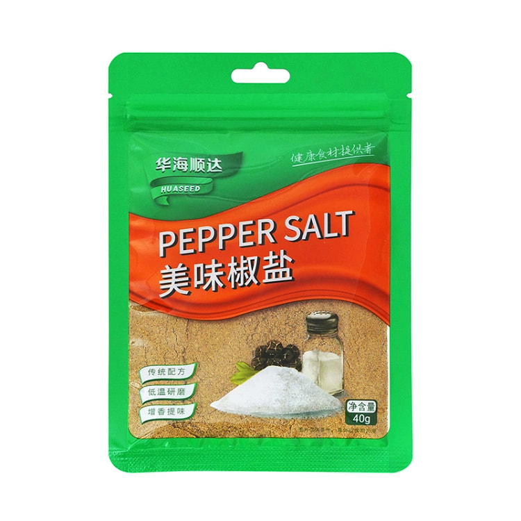 华海顺达美味椒盐家用调味料40g*1 40 克