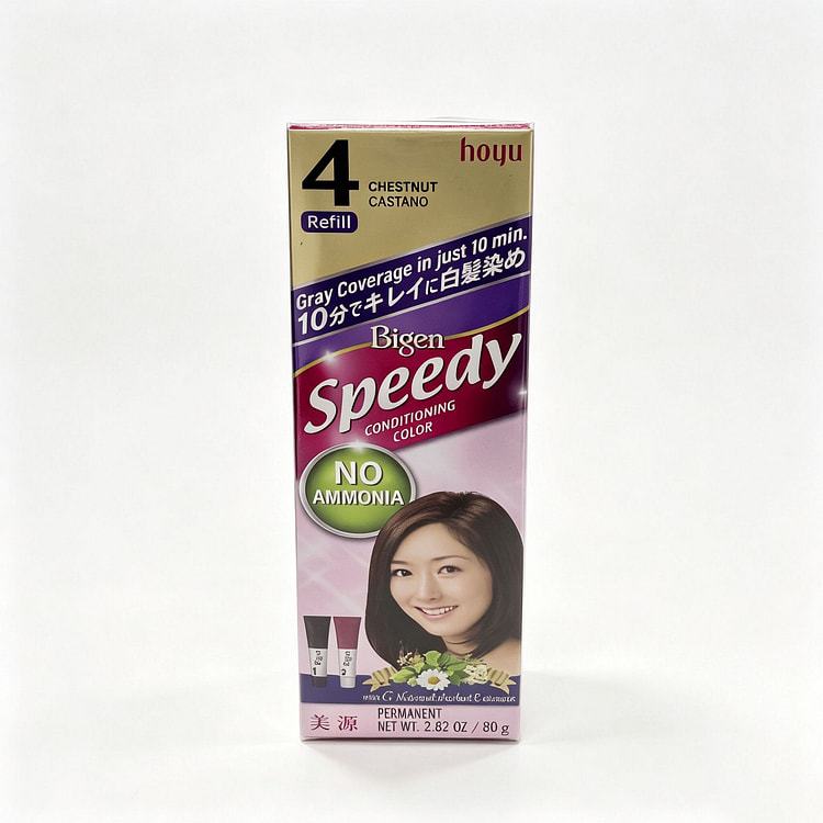 Bigen 美源速染补充装 4 号栗棕染发剂 1 盒