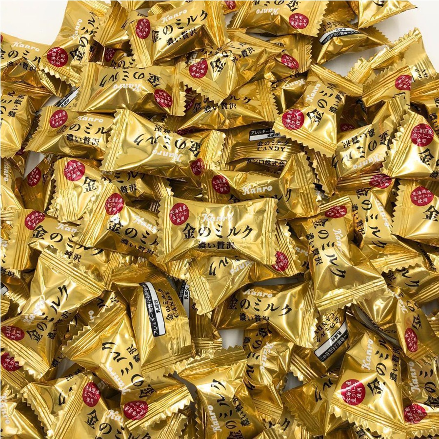 カンロ 濃い贅沢 金のミルク 80g - Weee!