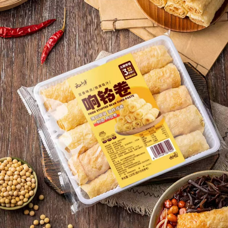 Bean roll bell roll Hot pot fried tofu skin 120g