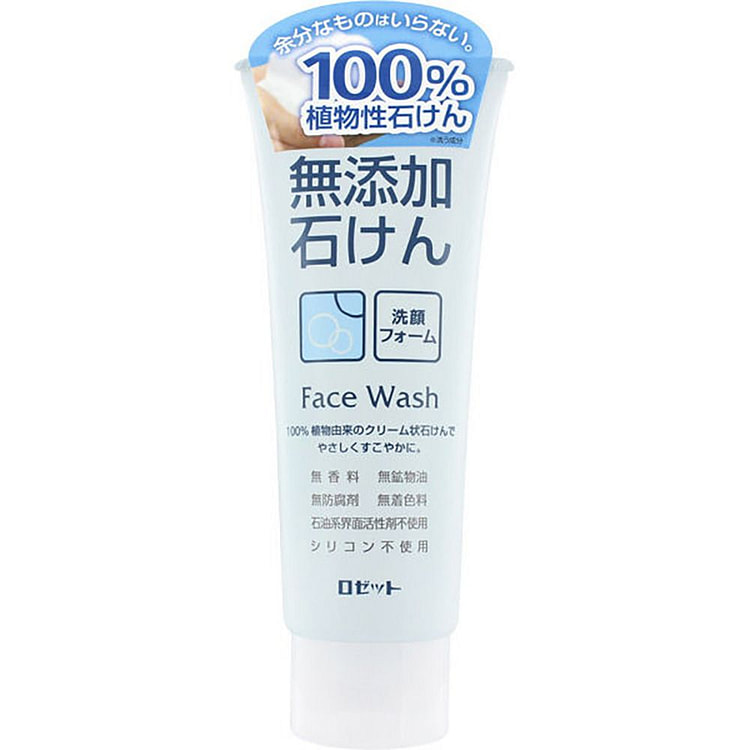 ROSETTE No Additive Foaming Facial Cleanser 140g 140 g
