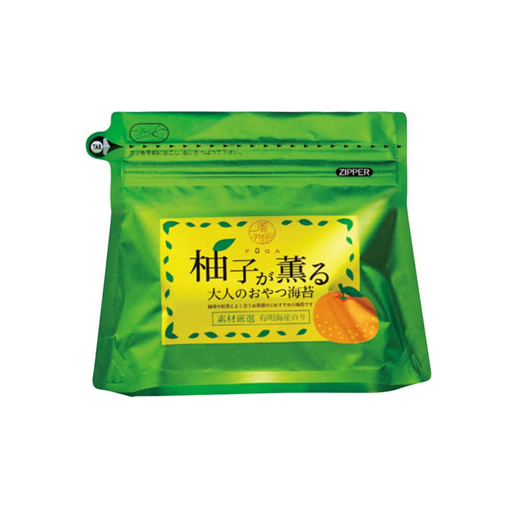 熊本特产 柚子味 成人海苔零食 60枚 1 份