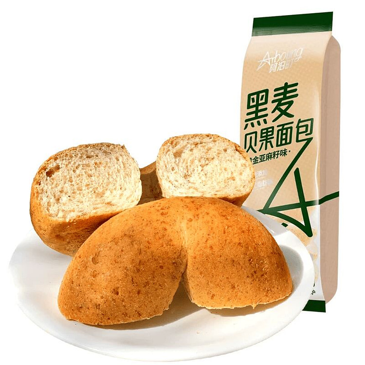阿泊町 黑麦奇亚籽贝果 560g 560 克