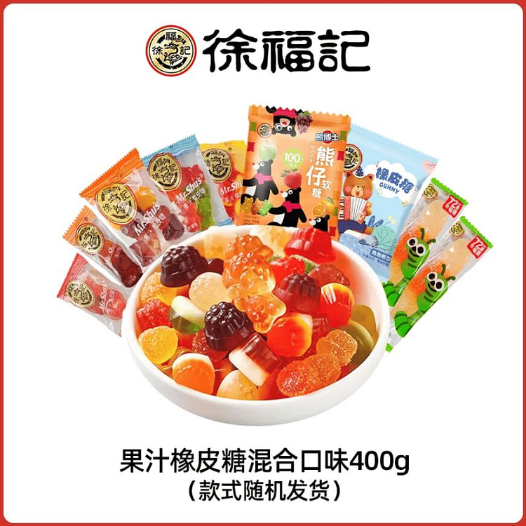 Xufuji Gummy Candy Mixed Flavor 400g 400 g