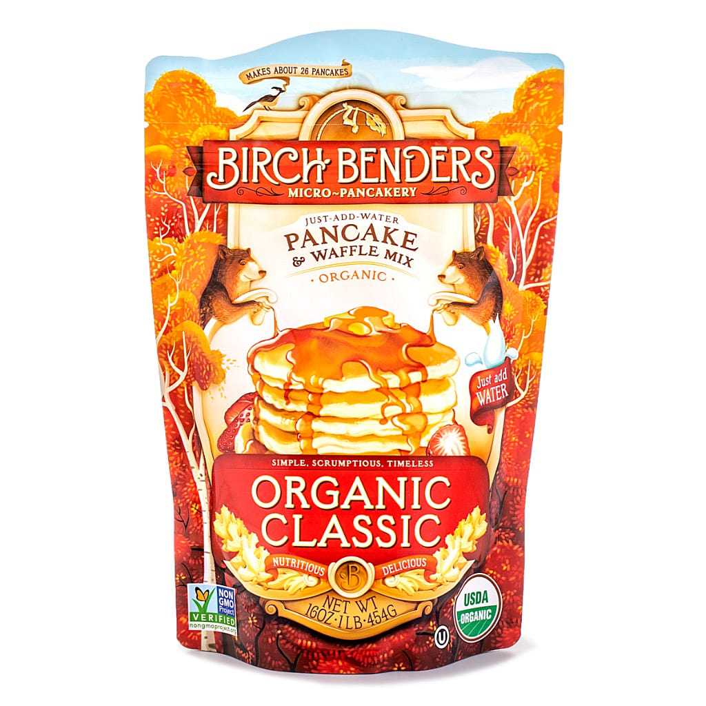 Birch Benders 有机经典煎饼和华夫饼混合粉 16 盎司