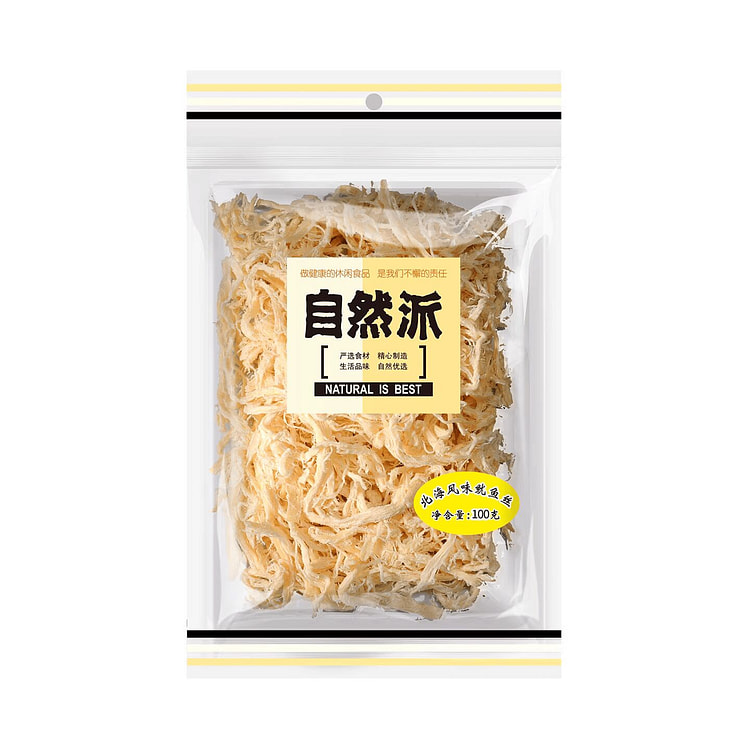 自然派 北海味鱿鱼丝手撕鱿鱼100g*1袋 100 克