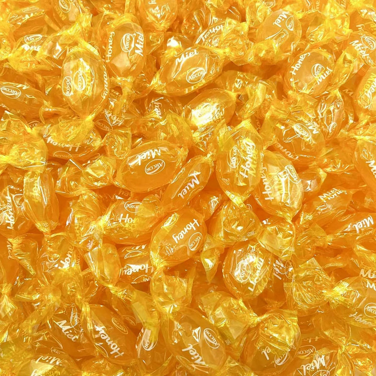 节日蜂蜜夹心硬糖 - 1磅装 复古糖果节日糖果圣诞 1 份