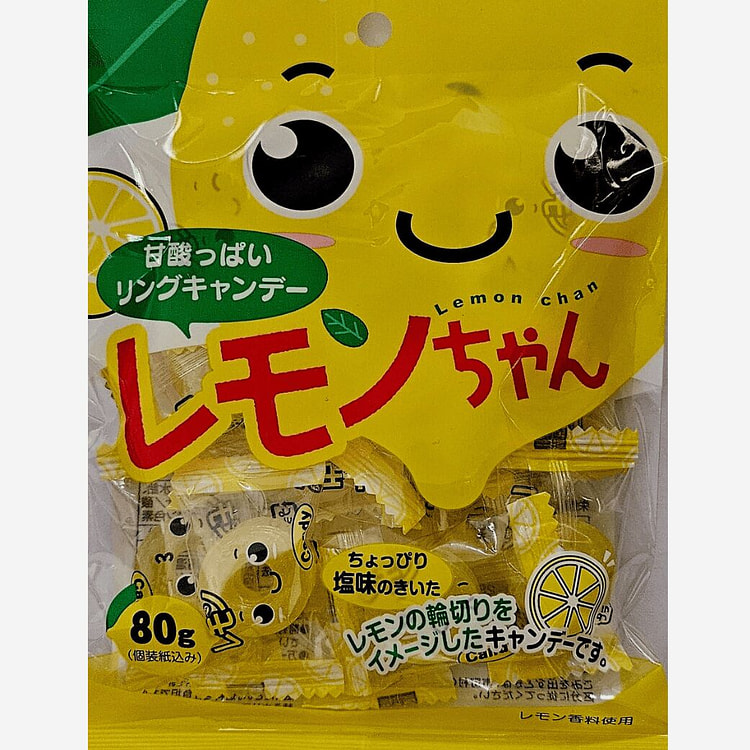 Japanese Kawaguchi Lemon Hard Candy - Lemon Chan