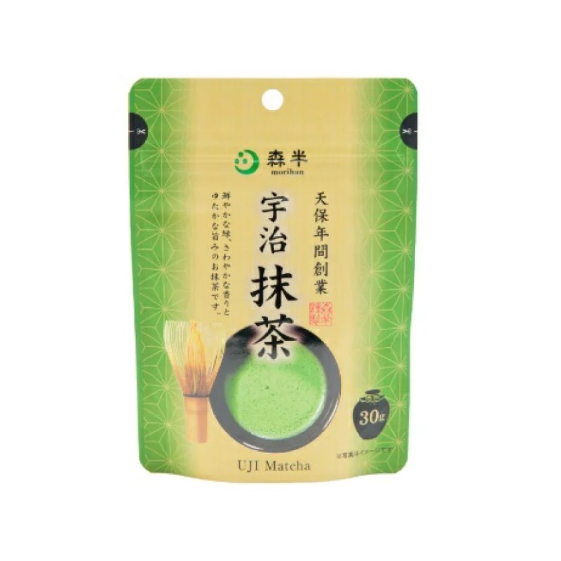 森半　宇治抹茶 30g 10袋　抹茶 森半宇治抹茶30g - Weee!