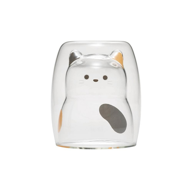 耐热玻璃杯 三花猫