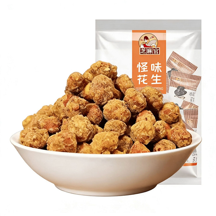 芝麻官重庆怪味花生独立小包装休闲追剧解馋小零食 300 克