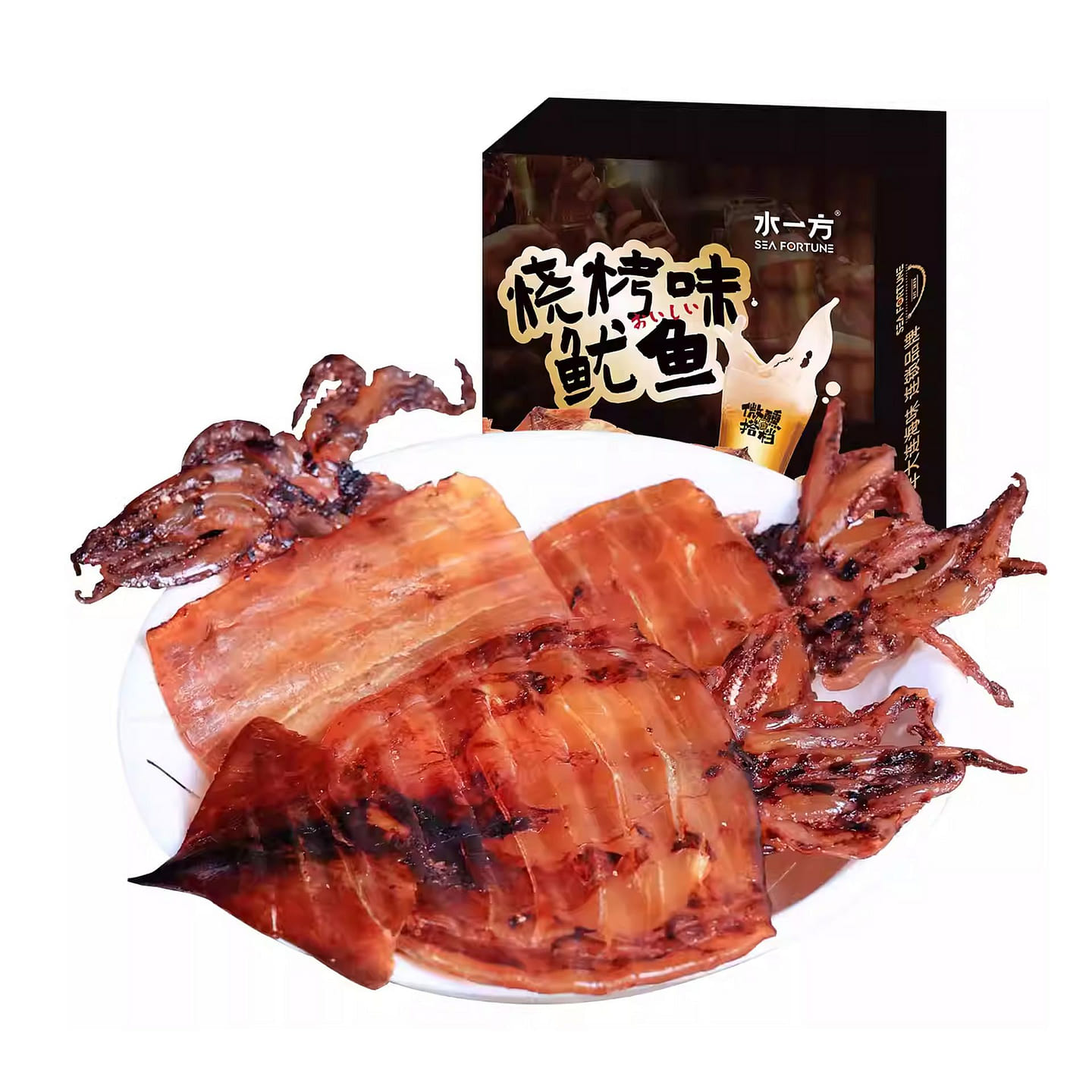 Sea Fortune 烧烤味鱿鱼 小鱿鱼海鲜零食 50 克