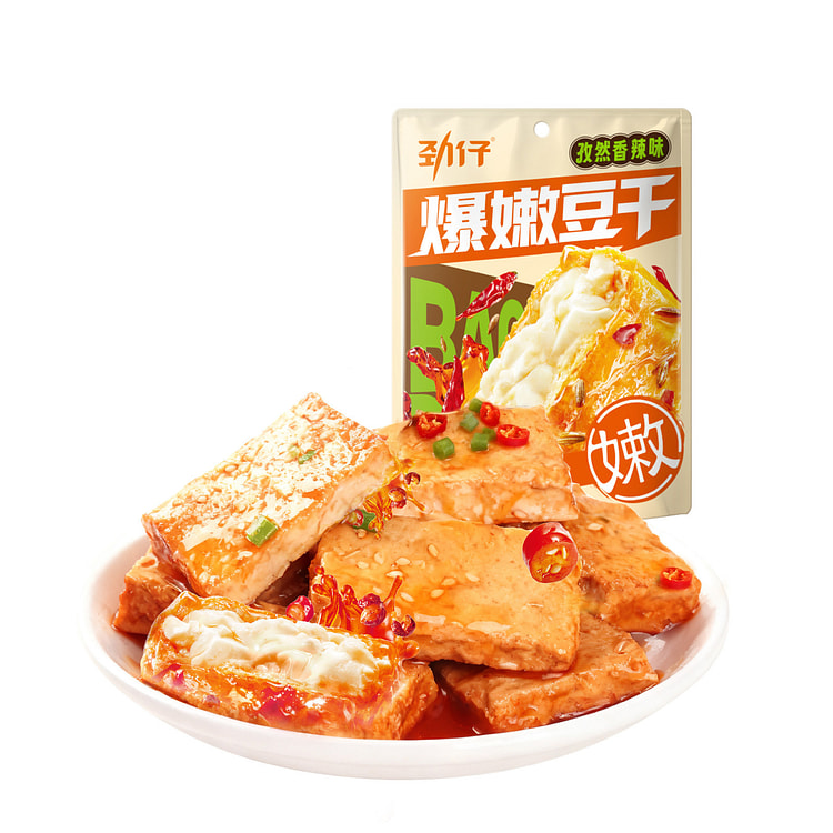 JZ soft dried tofu bean curd snacks Cumin spicy 210 g