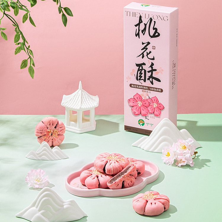 桃花酥红豆馅