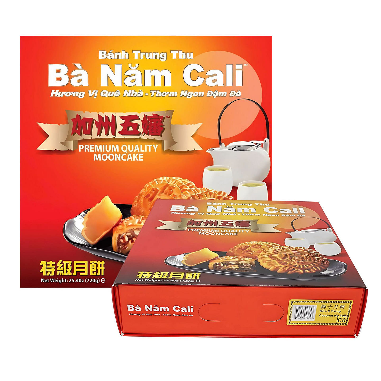 Ba Nam Cali Mooncake Coconut 0 Yolk 25.40 oz 1 each