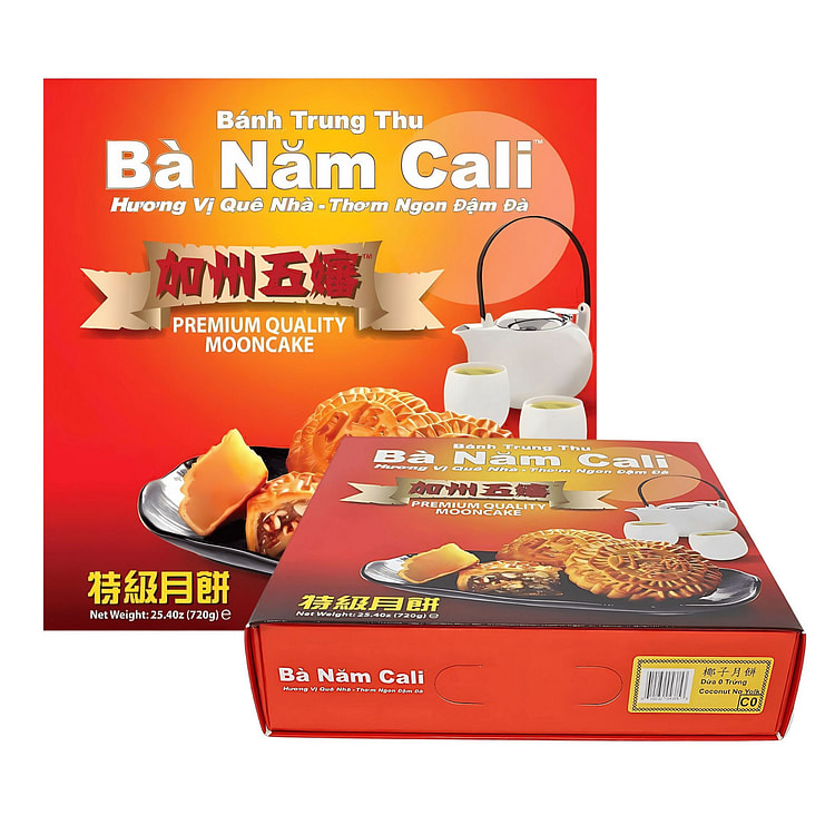 Ba Nam Cali Mooncake Coconut 0 Yolk 25.40 oz