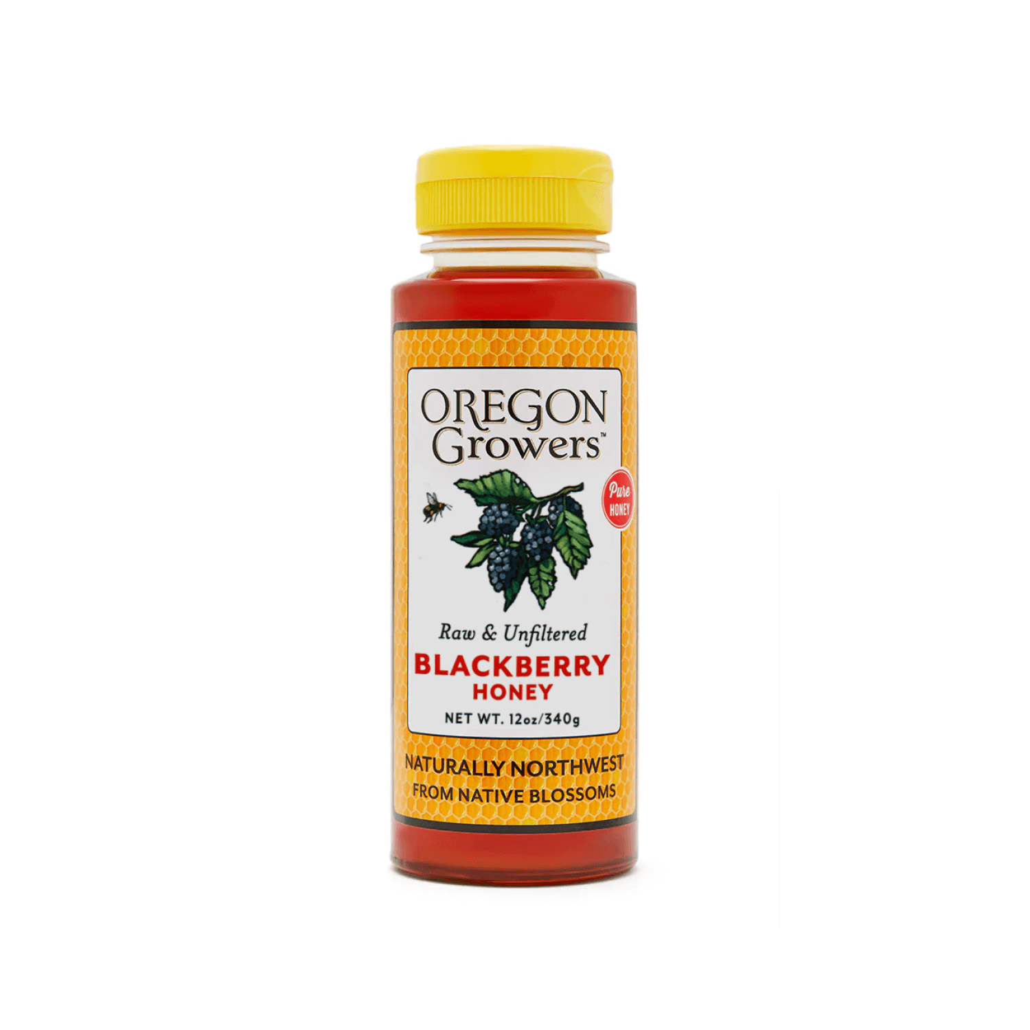 Oregon Grower Honey Squeezable - BlackBerry 12 oz